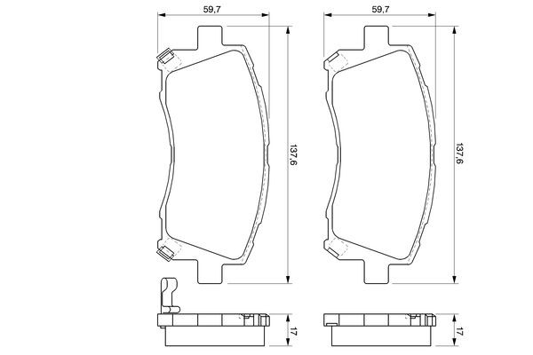 Колодки Bosch 0986424700 цена, от 27.96 USD
