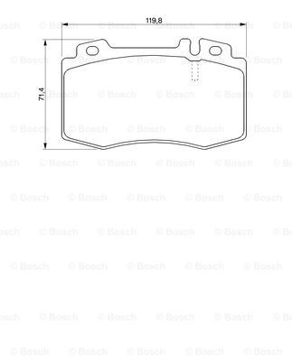 Колодки Bosch 0986424705 цена, от 39.09 USD