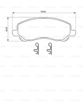 Колодки Bosch 0986424716 цена, от 29.67 USD