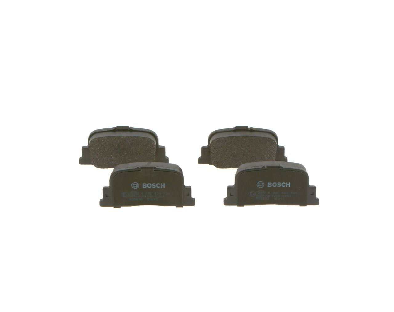Задние тормозные колодки 0986424730 Bosch