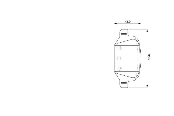0986424756 Bosch Колодки тормозные дисковые комплект