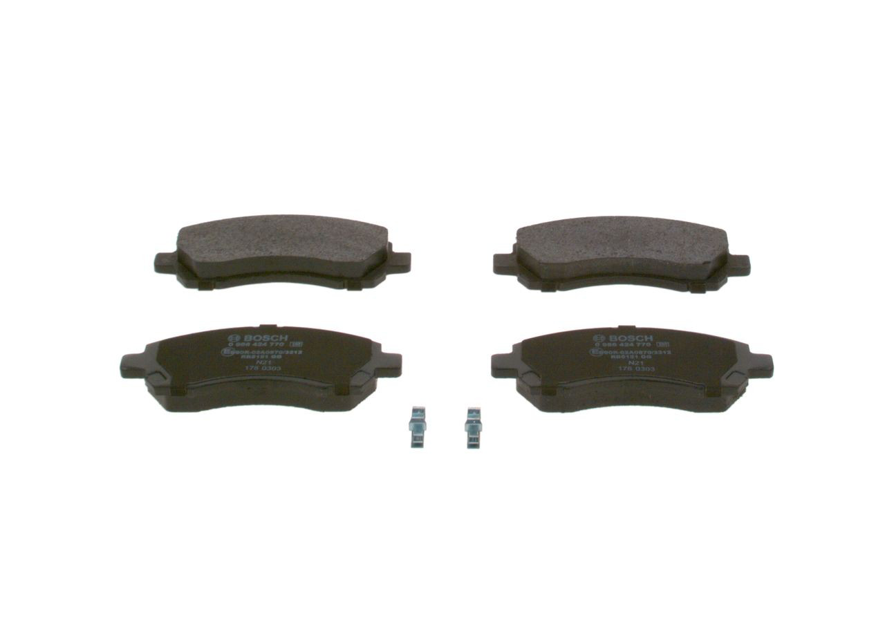 Купить 0986424770 Bosch Колодки тормозные