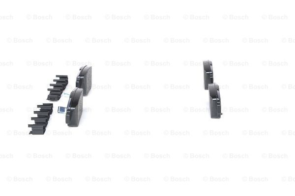 Купить 0986424798 Bosch Колодки тормозные задние, дисковые
