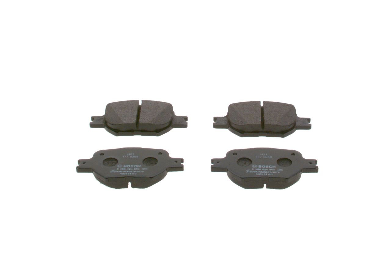 Купить 0986424808 Bosch Колодки тормозные