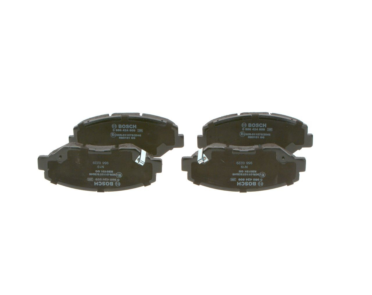 Купить 0986424809 Bosch Колодки тормозные