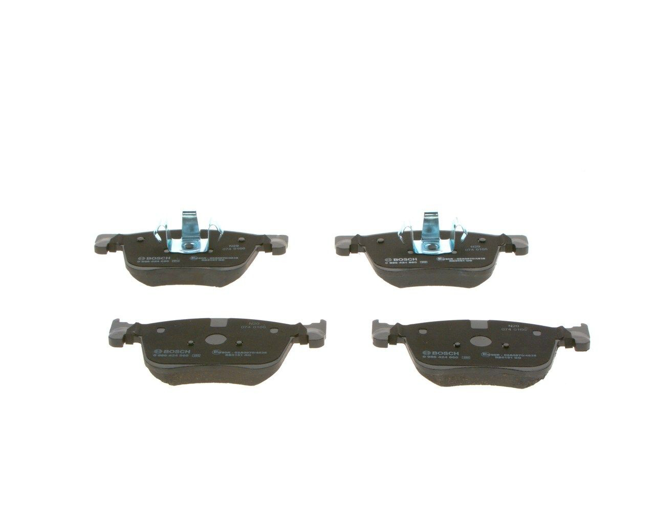 Купить 0986424860 Bosch Колодки тормозные