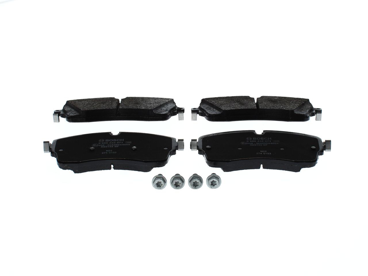 Передние тормозные колодки 0986424871 Bosch