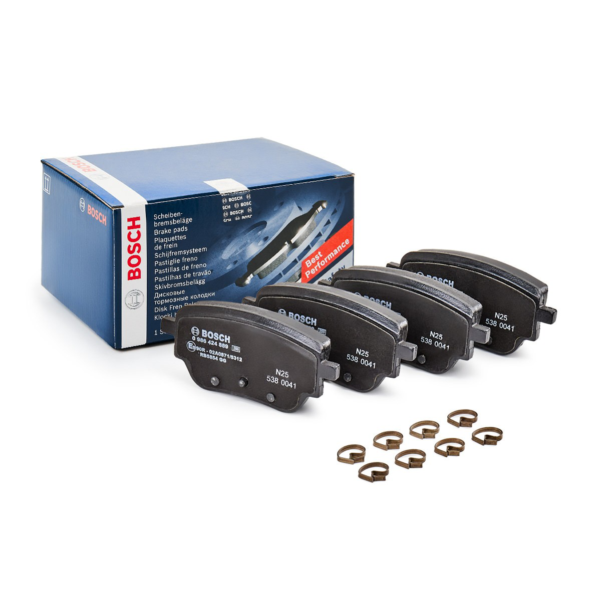 0986424889 Bosch Колодки тормозные дисковые комплект