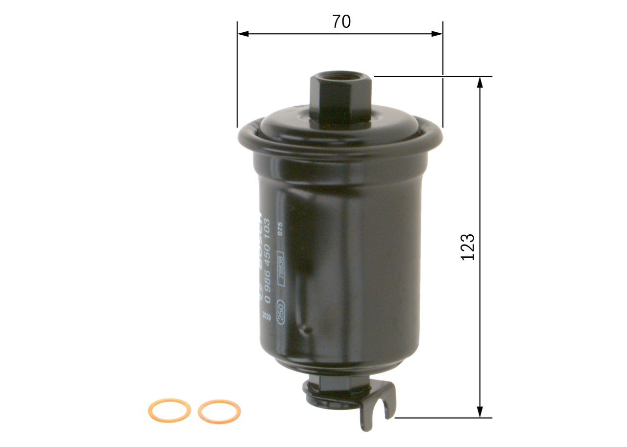 Топливный фильтр 0986450103 Bosch