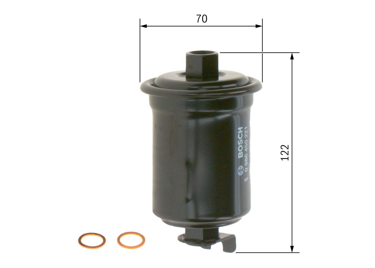 Купить 0986450221 Bosch Фильтр-отстойник топлива грубой очистки