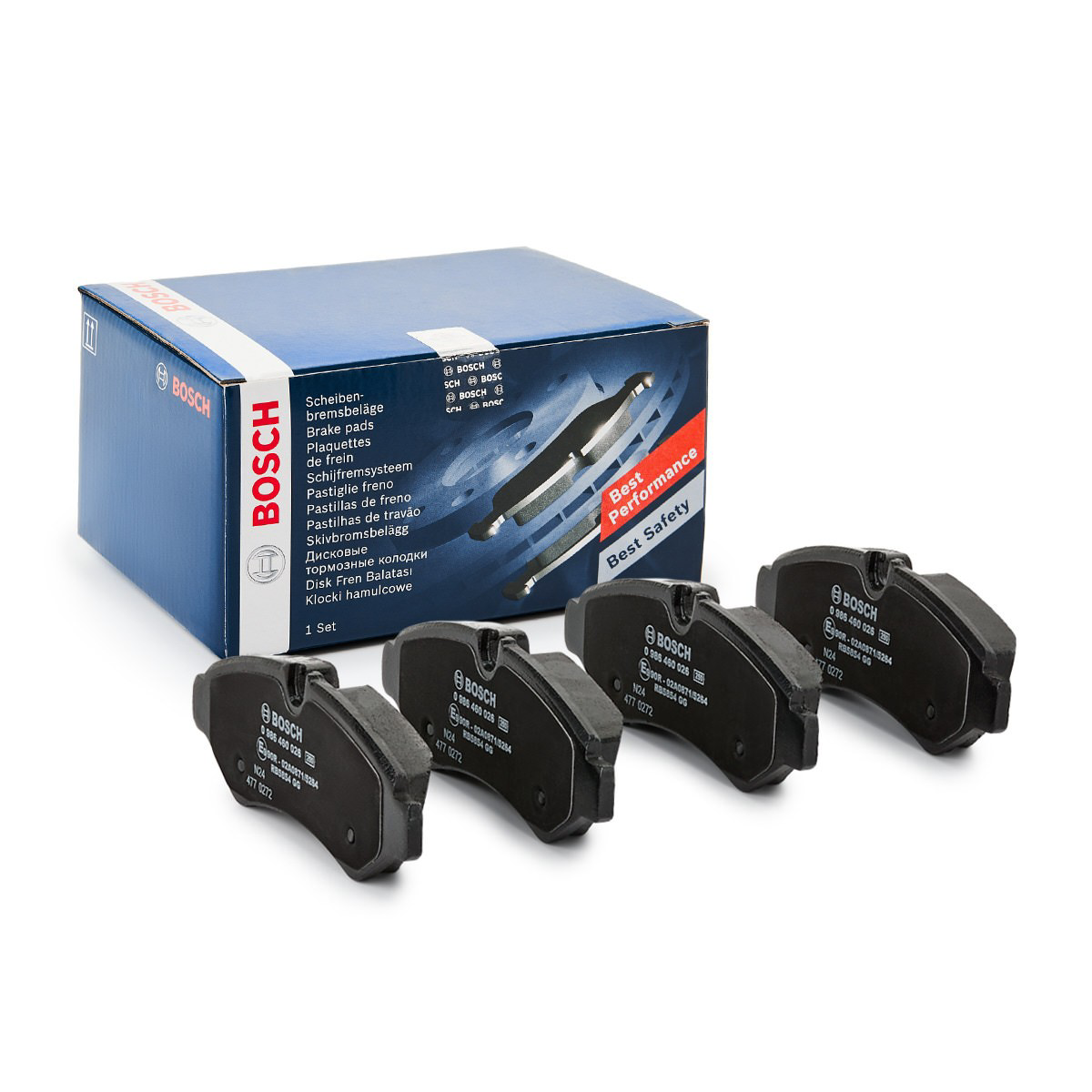 0986460026 Bosch Колодки тормозные дисковые комплект