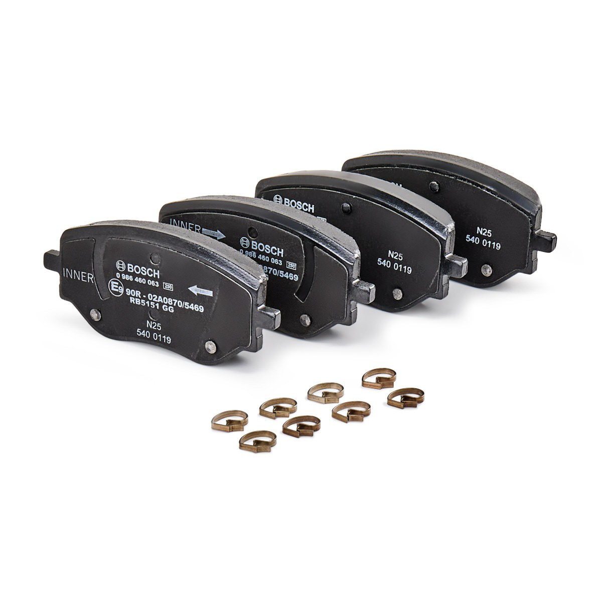 Колодки Bosch 0986460063 цена, от 30.57 USD