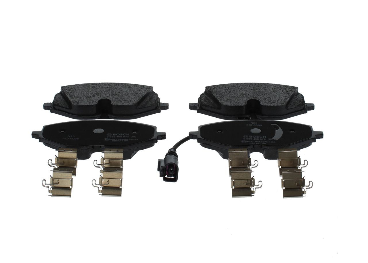 Тормозные колодки Bosch 0986460072