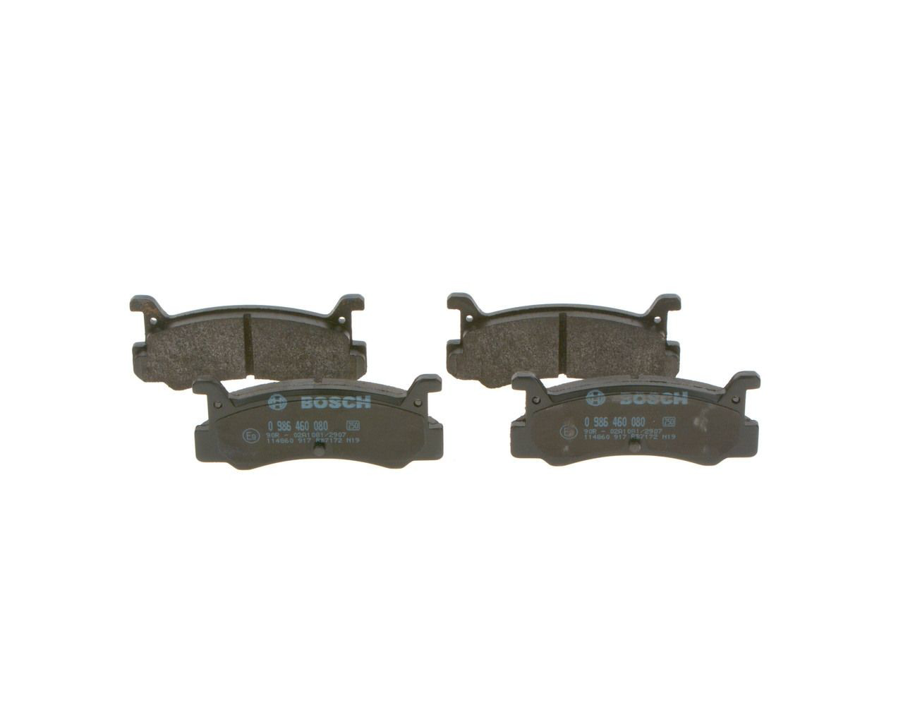 0986460080 Bosch Колодки тормозные дисковые комплект