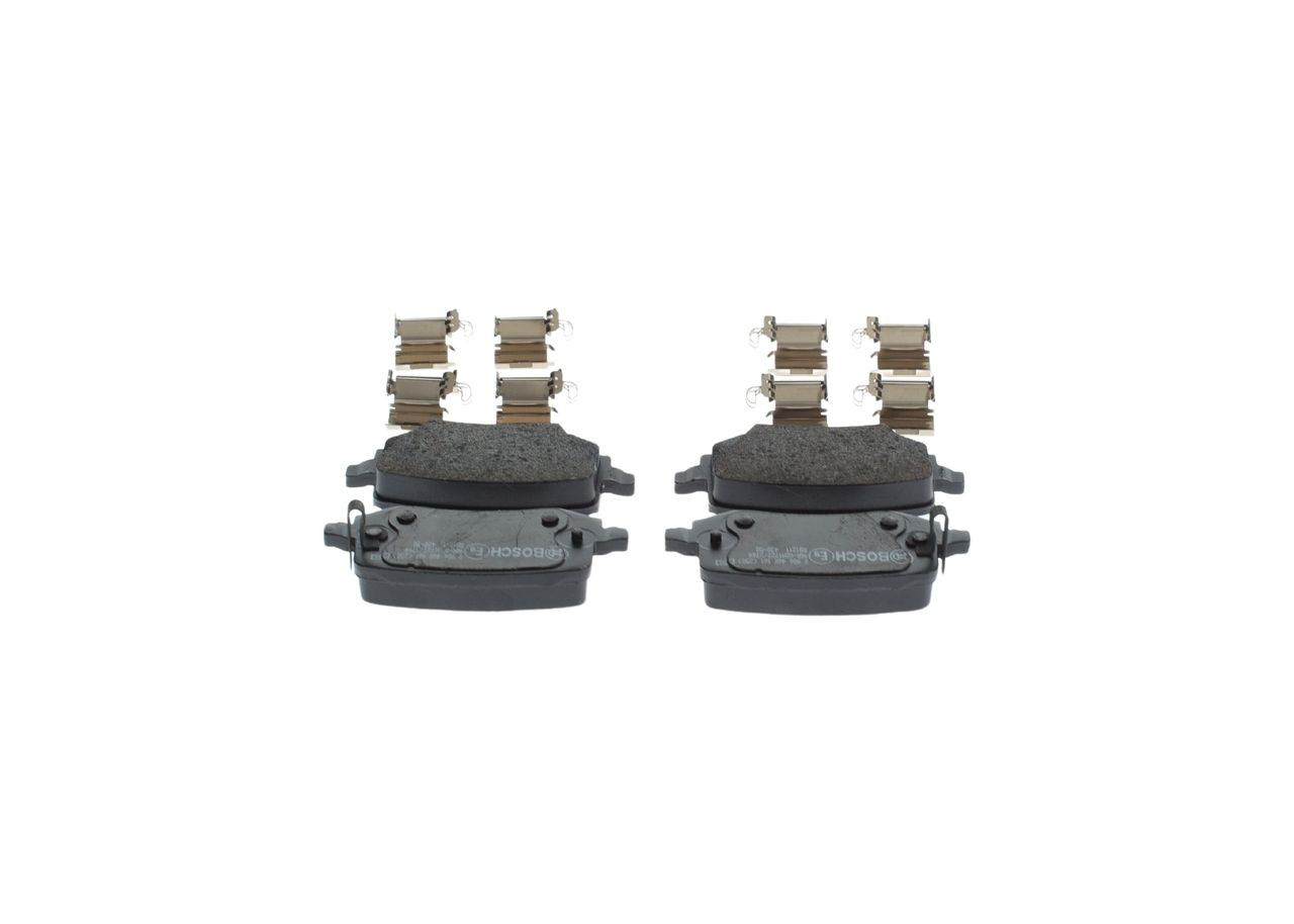 Купить 0986460161 Bosch Колодки тормозные задние, дисковые