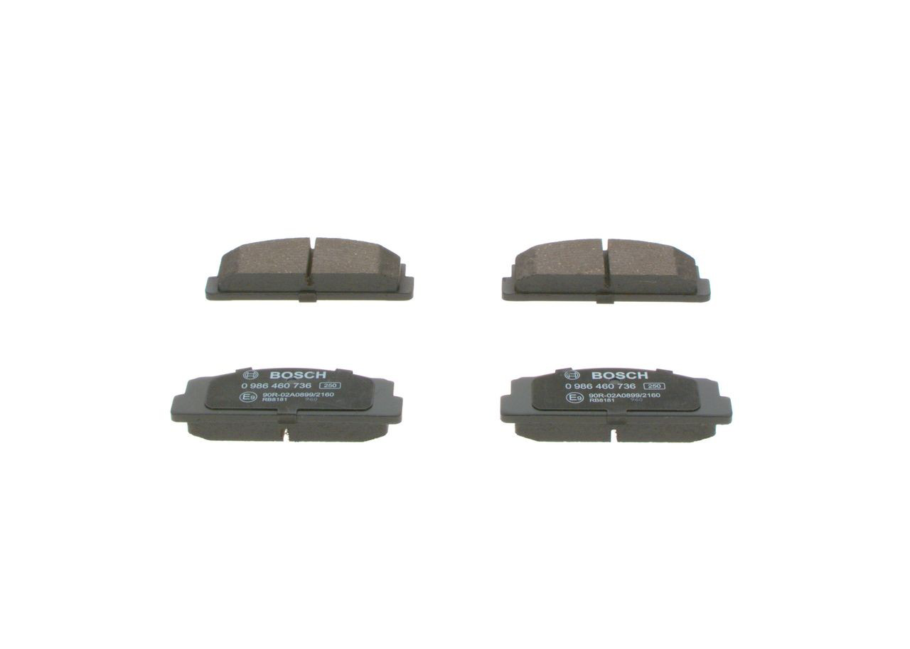 0986460736 Bosch Колодки передние