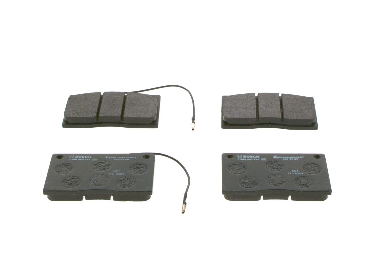 0986460932 Bosch Колодки передние