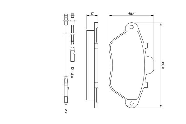 Колодки Bosch 0986460950 цена, от 23.09 USD