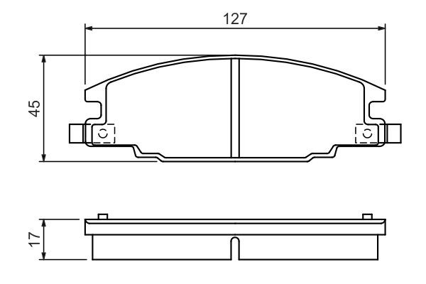 Купить 0986460960 Bosch Колодки тормозные