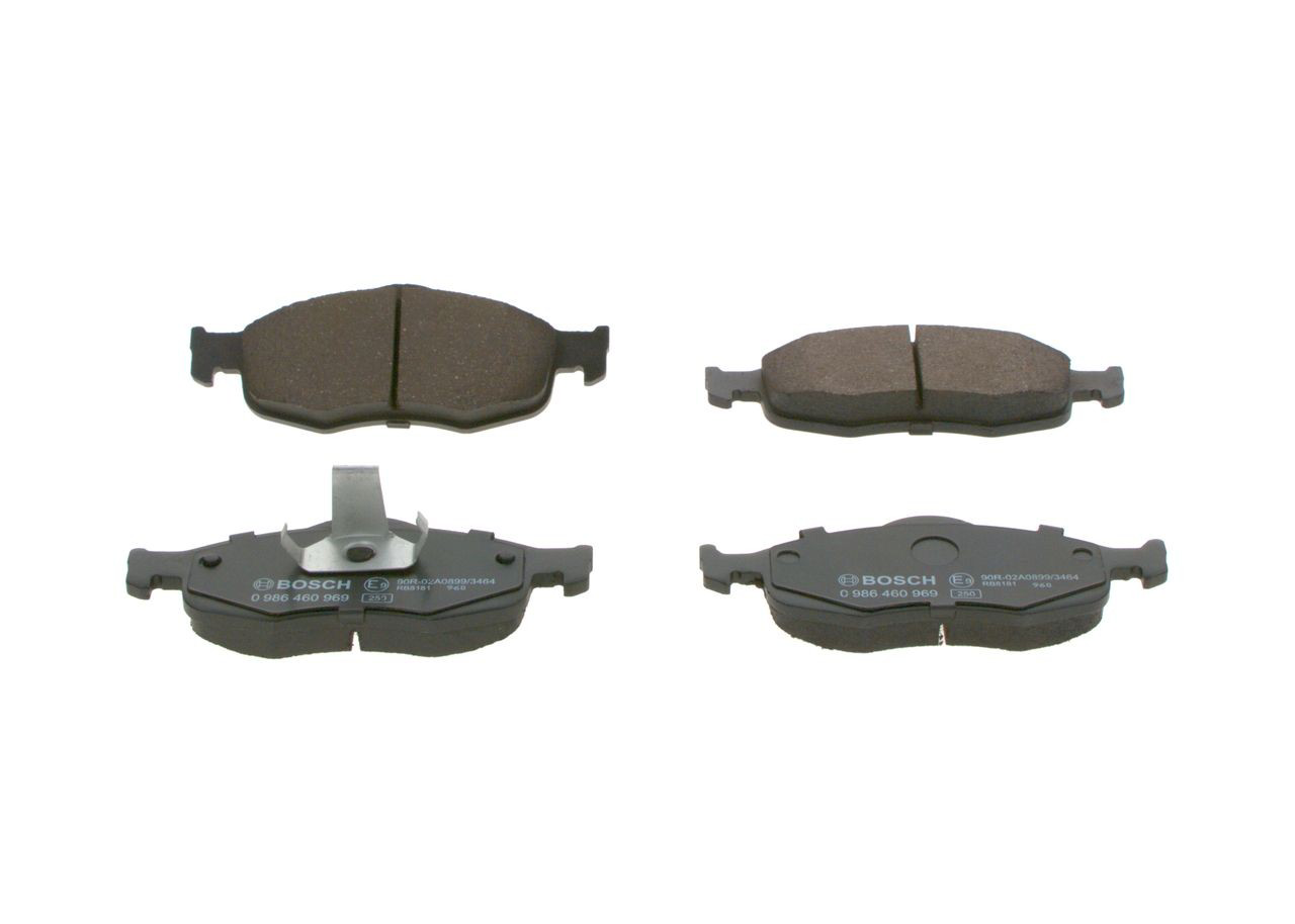 Передние тормозные колодки 0986460969 Bosch