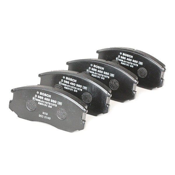 0986460980 Bosch Колодки передние
