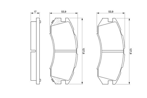 Колодки Bosch 0986460984 цена, от 22.87 USD