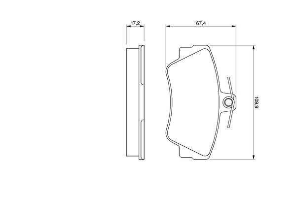 Колодки Bosch 0986460989 цена, от 20.46 USD