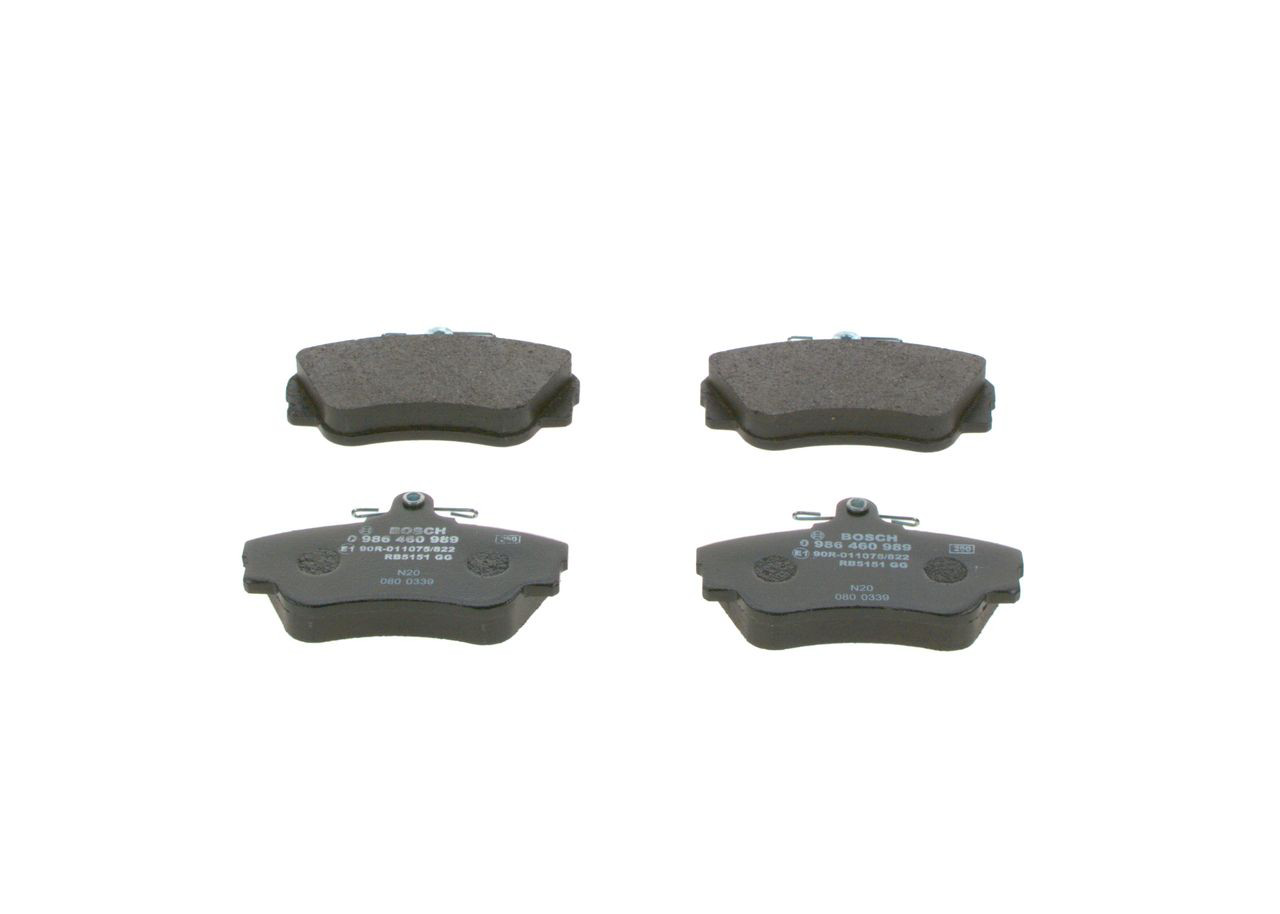 0986460989 Bosch Колодки передние