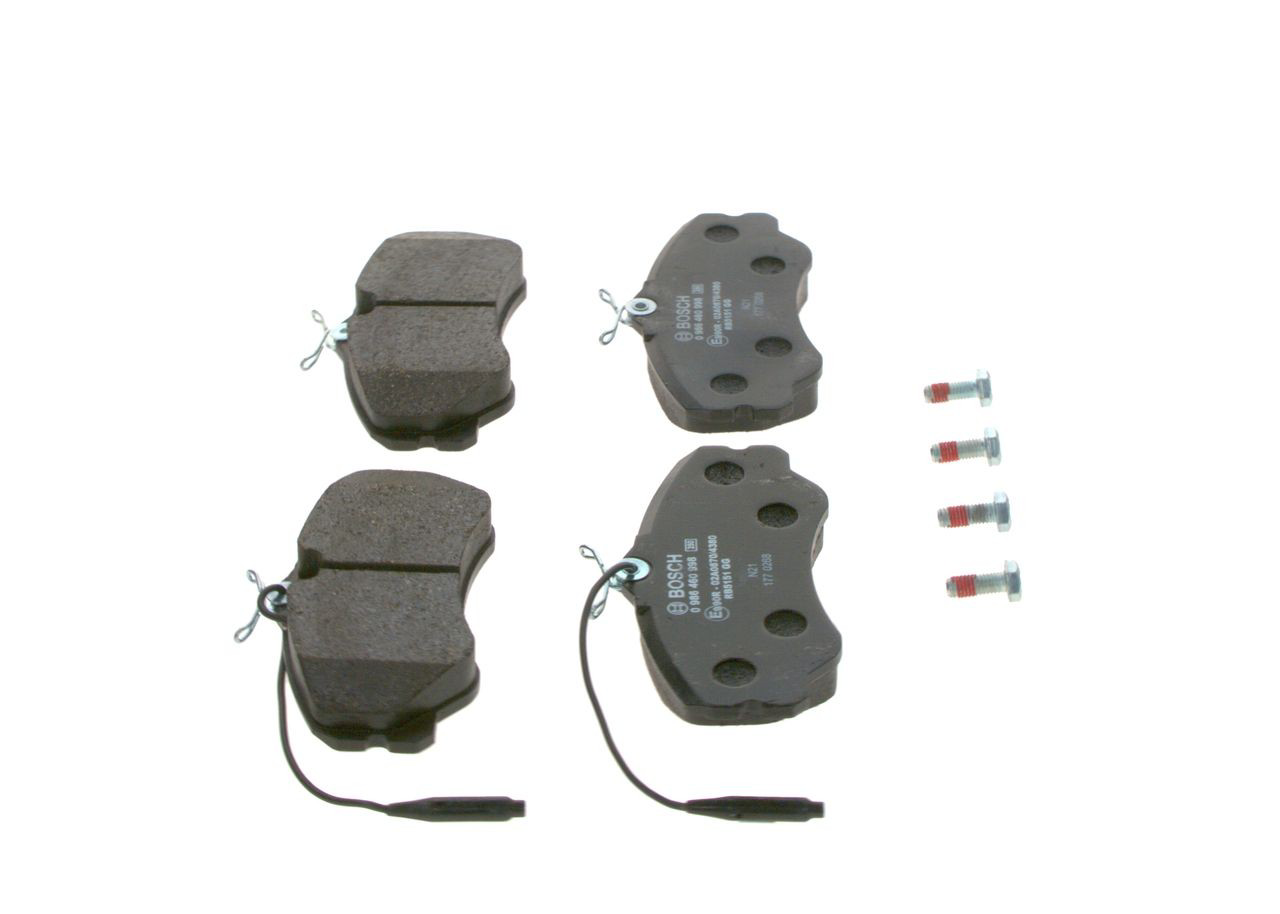 Передние тормозные колодки 0986460998 Bosch