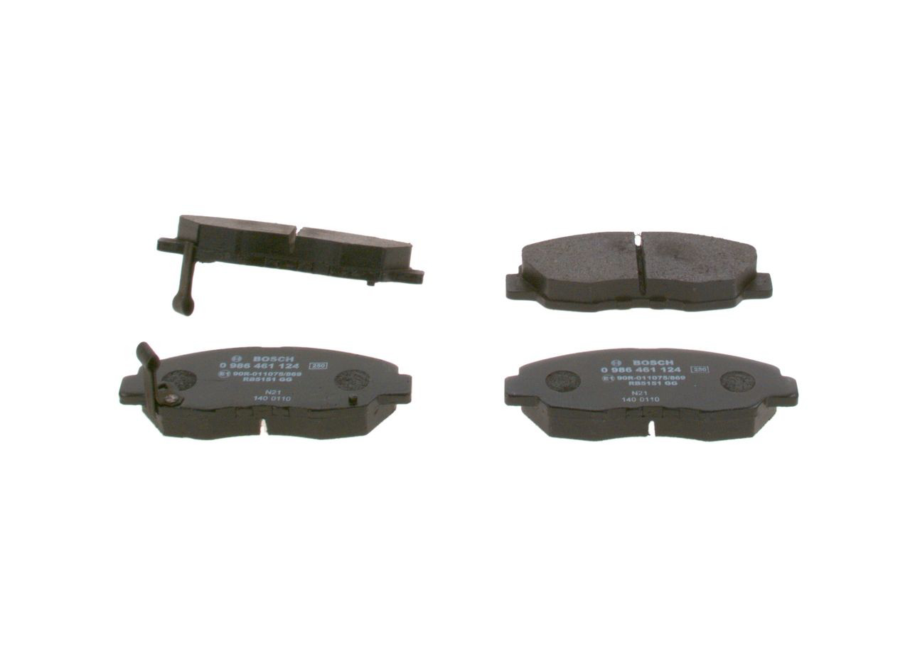 Передние тормозные колодки 0986461124 Bosch