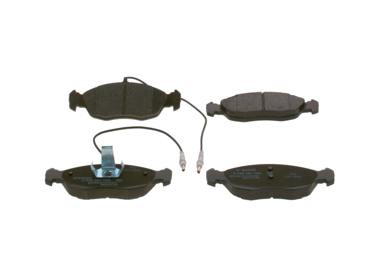 Передние тормозные колодки 0986461764 Bosch
