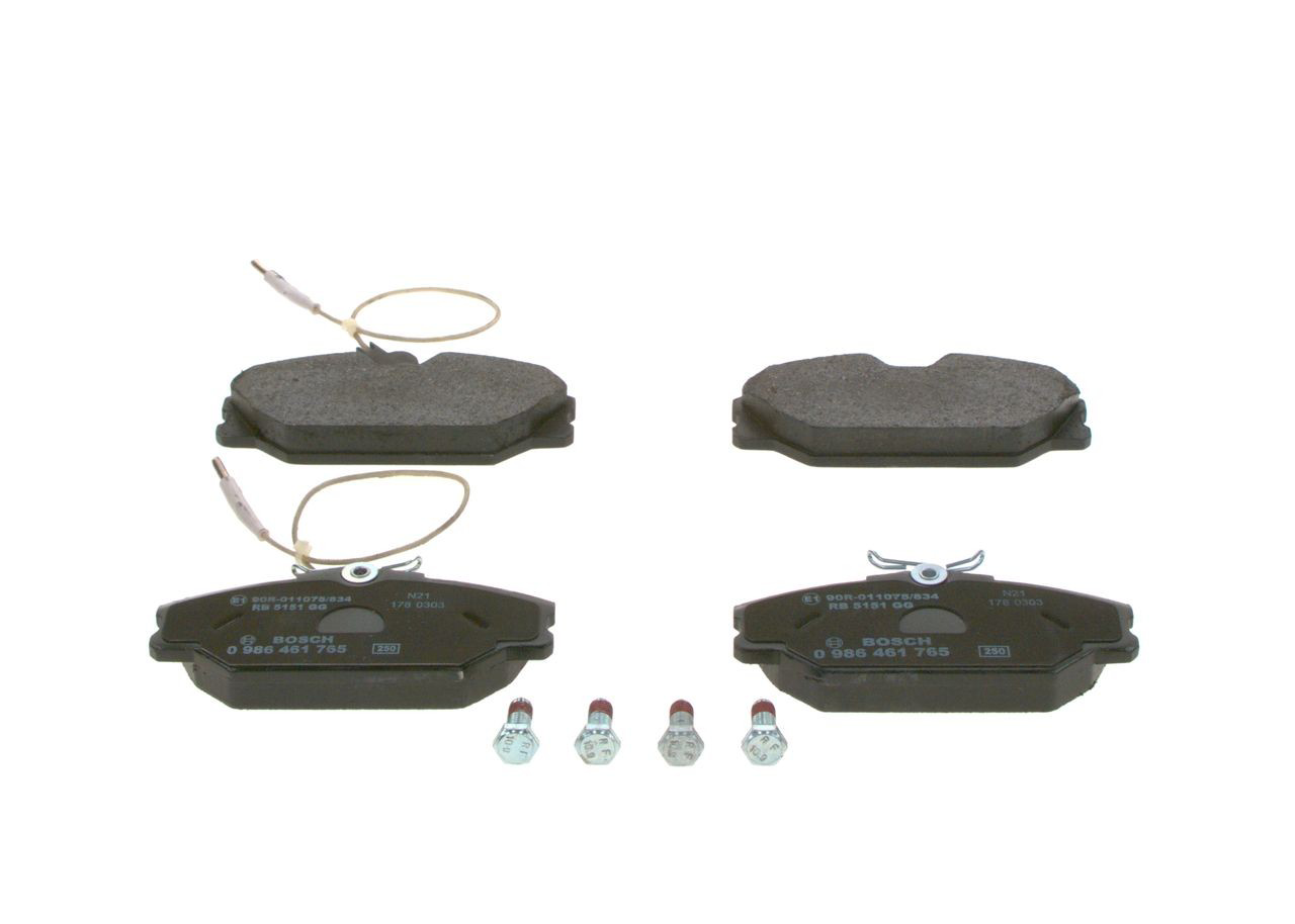 Тормозные колодки Bosch 0986461765