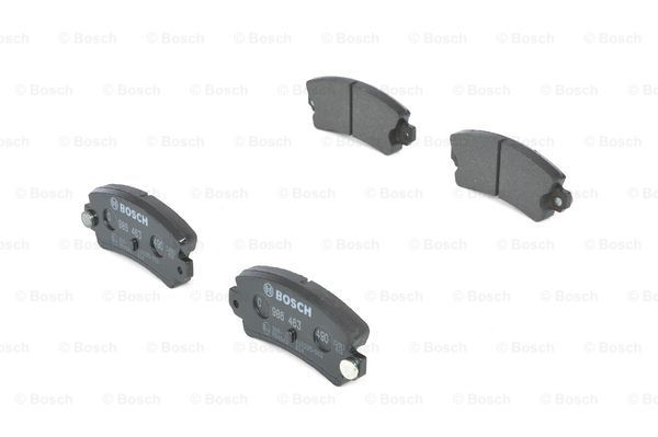 Купить 0986463490 Bosch Колодки тормозные задние, дисковые