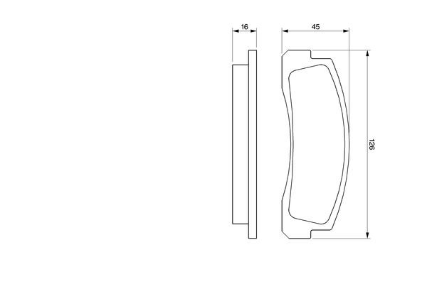 Купить 0986466601 Bosch Колодки тормозные