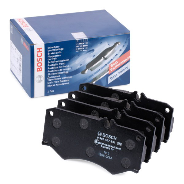 Передние тормозные колодки 0986467841 Bosch