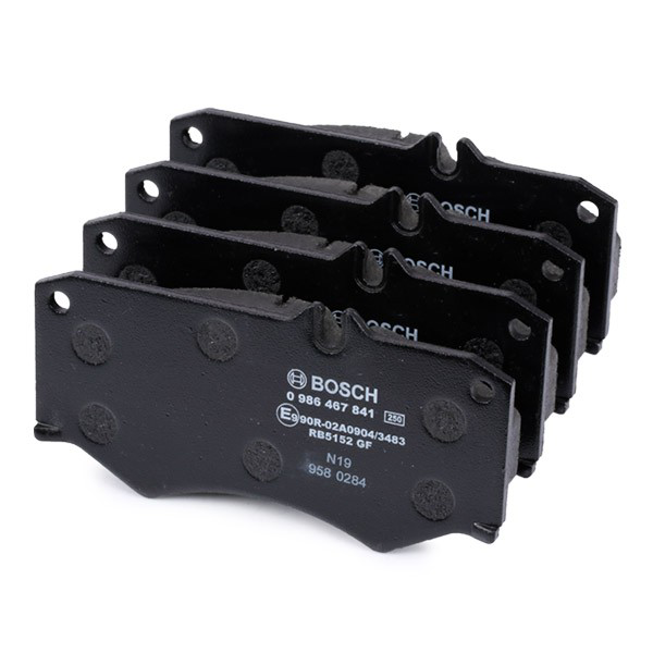Передние тормозные колодки 0986467841 Bosch