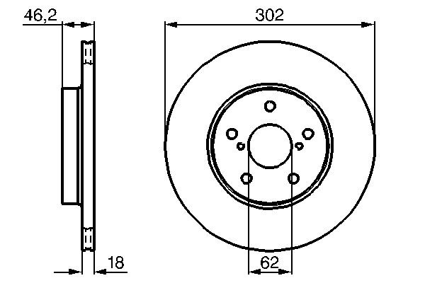 Купить 0986478490 Bosch Ротор тормозной