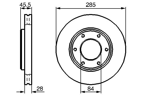 Купить 0986478693 Bosch Ротор тормозной