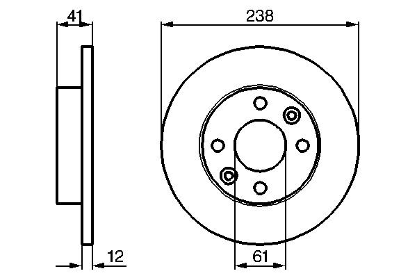 Купить 0986479165 Bosch Ротор тормозной
