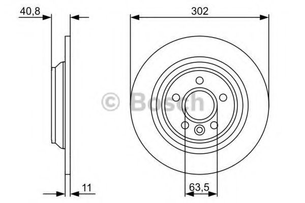 0986479397 Bosch Дисковый тормоз