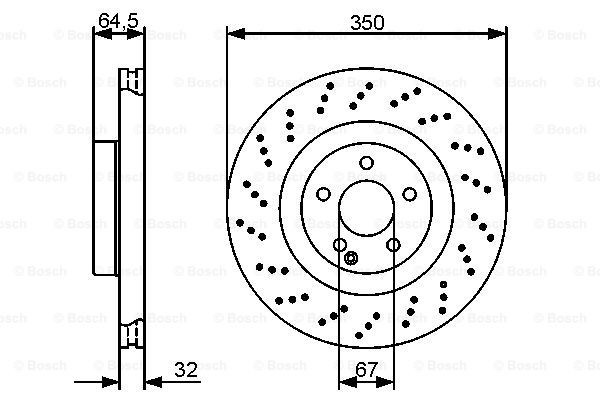 Тормоз дисковый передний Bosch 0986479412 цена, от 78.71 USD