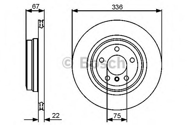 Тормозные диски 0986479439 Bosch