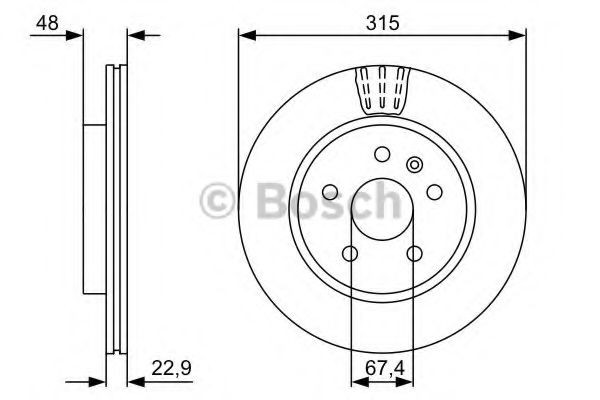 Задний тормозной диск Bosch 0986479514 цена, от 55.66 USD