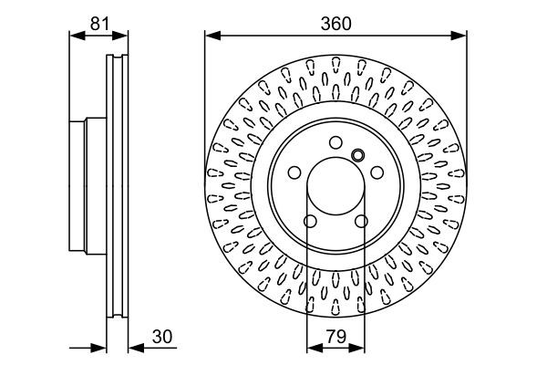 Купить 0986479557 Bosch Ротор тормозной