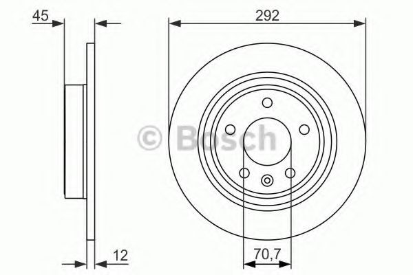 Тормозные диски 0986479646 Bosch