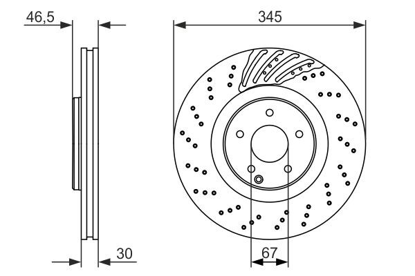 Купить 0986479651 Bosch Ротор тормозной