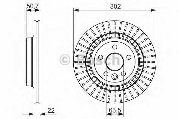 0986479713 Bosch Дисковый тормоз
