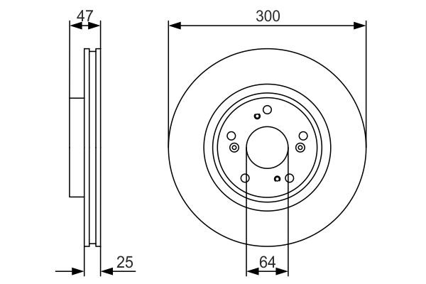 Купить 0986479R24 Bosch Ротор тормозной