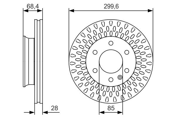 Купить 0986479R78 Bosch Ротор тормозной