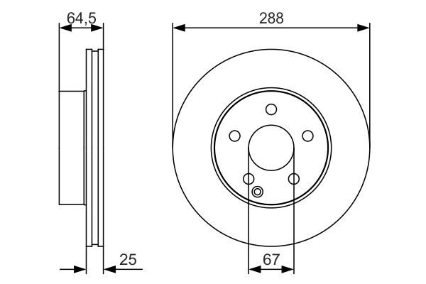 Купить 0986479S83 Bosch Ротор тормозной
